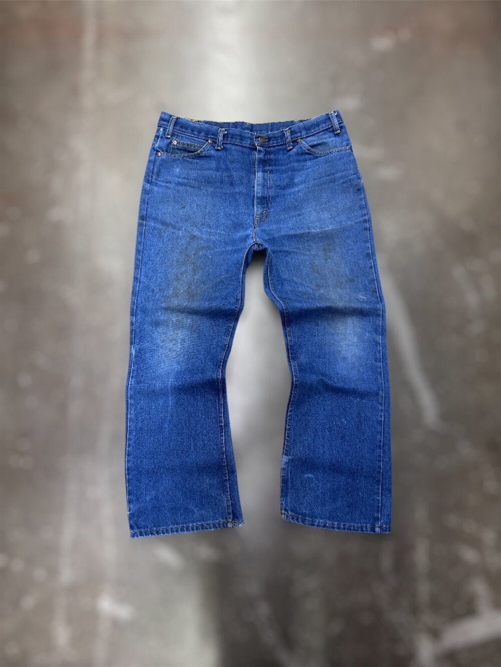 Vintage JCPenney Made in USA 36x30 Faded Blue Workwear Jeans Straight Leg